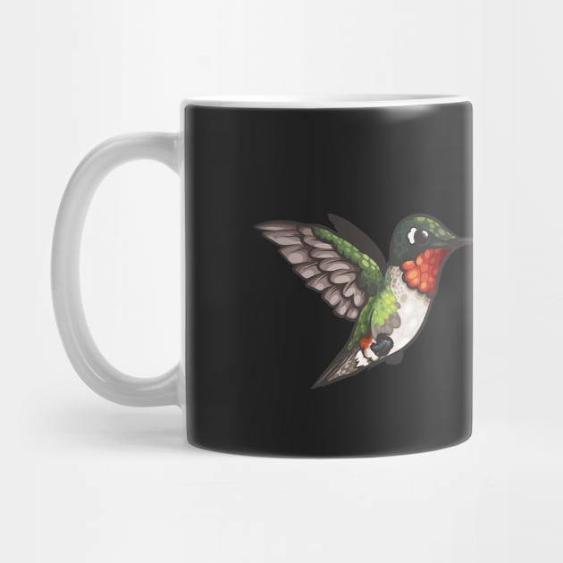 Ruby-Throated Hummingbird by Ginboy